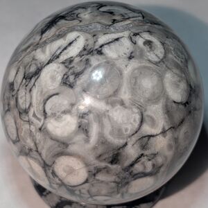 Shell Jasper Sphere
